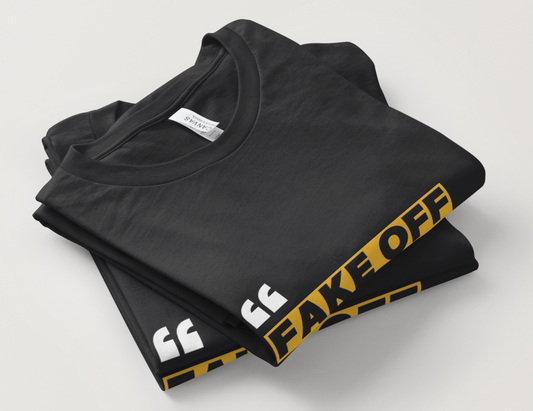 FAKE OFF. We're Autentico - T-Shirt